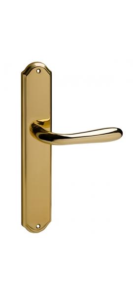Дверная ручка на планке Goccia PL02 (Золото)