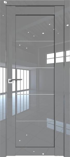 Дверь Профиль дорс 2.11L Грей люкс - со стеклом