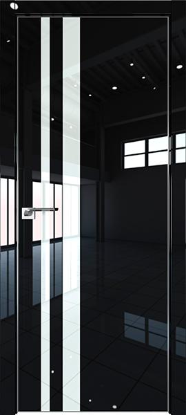 Дверь Профиль дорс 16LK Черный люкс - со стеклом