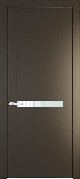 Дверь Профиль дорс 1.4P Перламутр бронза - Со стеклом