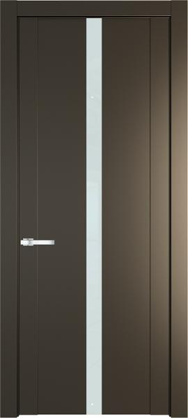 Дверь Профиль дорс 1.8P Перламутр бронза - Со стеклом