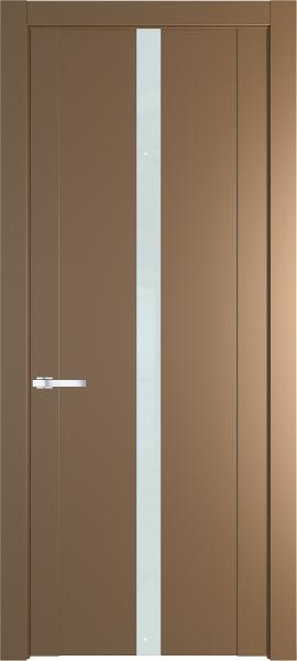 Дверь Профиль дорс 1.8P Перламутр золото - Со стеклом