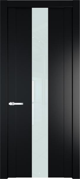 Остекленная дверь Профиль дорс 1.9P Блэк в эмалевом покрытии