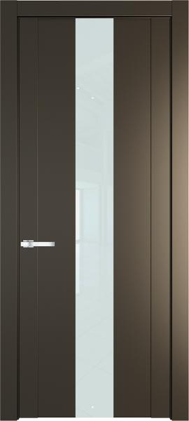 Дверь Профиль дорс 1.9P Перламутр бронза - Со стеклом