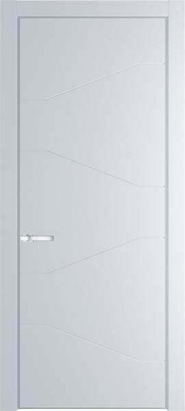 Глухая эмалевая дверь 2PA Вайт в алюминиевом профиле