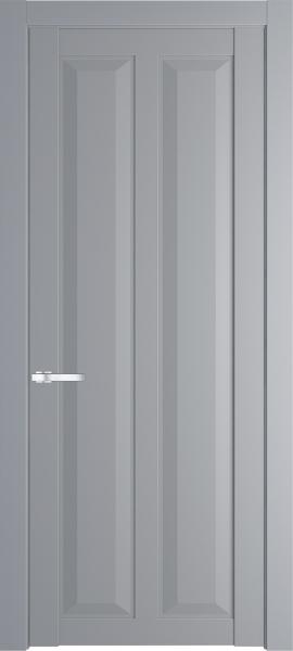 Глухая дверь Профиль дорс 1.7.1PD Смоки (Ral 870-02) в эмалевом покрытии
