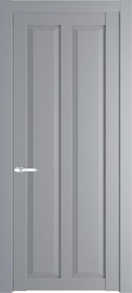 Глухая дверь Профиль дорс 2.7.1PD Смоки (Ral 870-02) в эмалевом покрытии