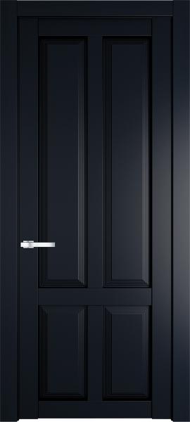 Остекленная дверь Профиль дорс 2.8.1PD Нэви блу в эмалевом покрытии