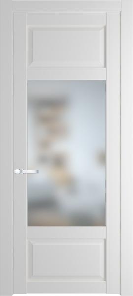 Остекленная дверь Профиль дорс 2.3.3PD Крем вайт в эмалевом покрытии