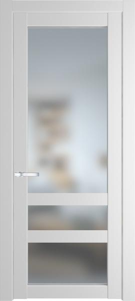 Остекленная дверь Профиль дорс 2.5.2PD Крем вайт в эмалевом покрытии