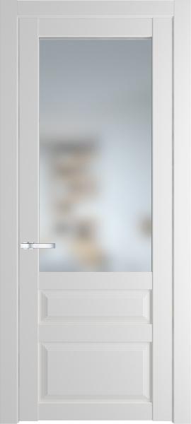 Остекленная дверь Профиль дорс 2.5.3PD Крем вайт в эмалевом покрытии