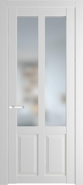 Остекленная дверь Профиль дорс 2.8.2PD Крем вайт в эмалевом покрытии