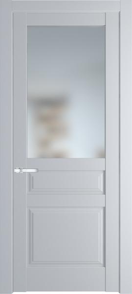Остекленная дверь Профиль дорс 4.5.3PD Лайт грей в эмалевом покрытии