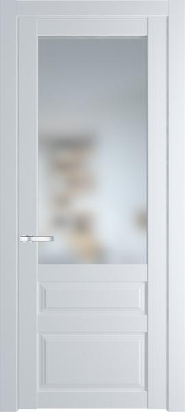 Остекленная дверь Профиль дорс 2.5.3PD Вайт в эмалевом покрытии