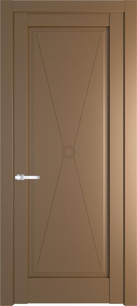 Дверь Профиль дорс 1.1.1PM Перламутр золото - глухая