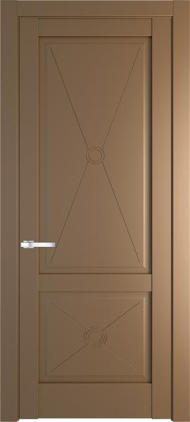 Дверь Профиль дорс 1.2.1PM Перламутр золото - глухая