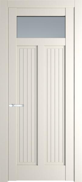 Дверь Профиль дорс 3.4.2PM Перламутр белый - со стеклом