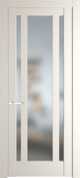 Дверь Профиль дорс 3.5.2PM Перламутр белый - со стеклом