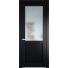 Остекленная дверь Профиль дорс 3.2.2PM Блэк в эмалевом покрытии