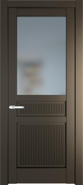 Дверь Профиль дорс 2.3.2PM Перламутр бронза - со стеклом