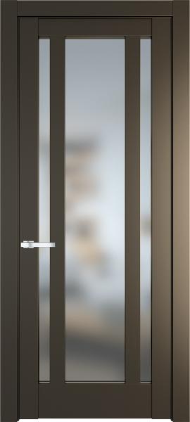 Дверь Профиль дорс 3.5.2PM Перламутр бронза - со стеклом