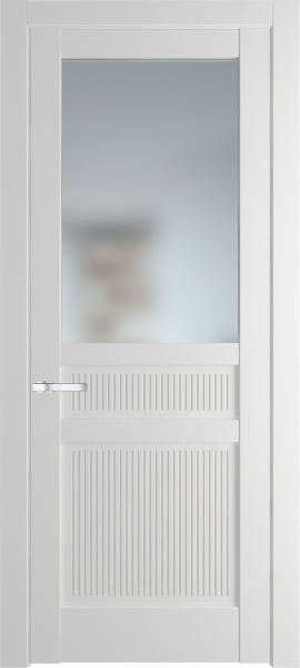 Дверь со стеклом 2.3.2PM Крем вайт в эмалевом покрытии