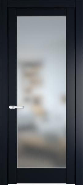 Дверь Профиль дорс 1.1.2PM Нэви блу - со стеклом