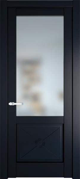 Дверь Профиль дорс 1.2.2PM Нэви блу - со стеклом