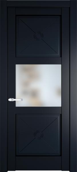 Дверь Профиль дорс 1.4.2PM Нэви блу - со стеклом