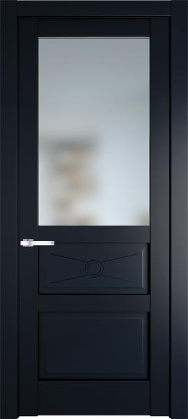 Дверь Профиль дорс 1.5.2PM Нэви блу - со стеклом