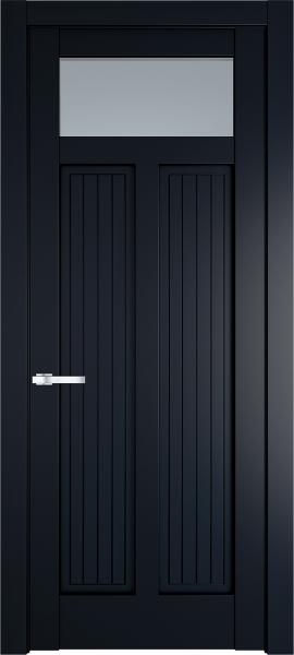 Дверь Профиль дорс 3.4.2PM Нэви блу - со стеклом