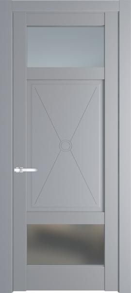 Дверь Профиль дорс 1.3.2PM Смоки - со стеклом