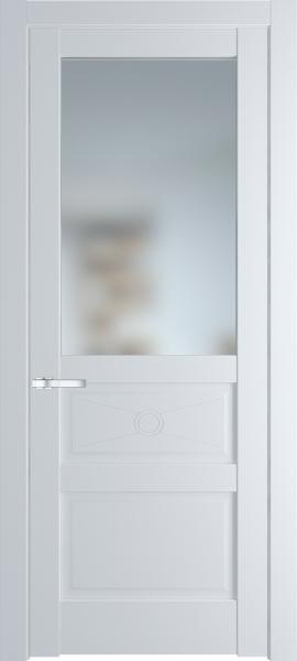 Остекленная дверь Профиль дорс 1.5.2PM Вайт в эмалевом покрытии