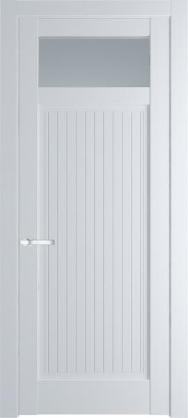 Остекленная дверь Профиль дорс 3.3.2PM Вайт в эмалевом покрытии