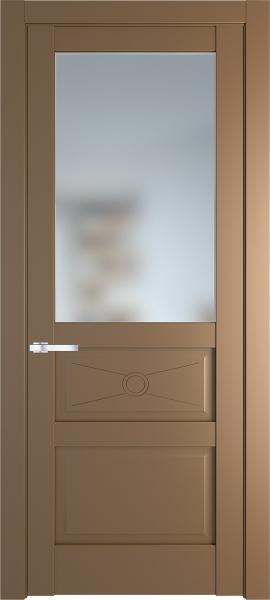 Дверь Профиль дорс 1.5.2PM Перламутр золото - со стеклом