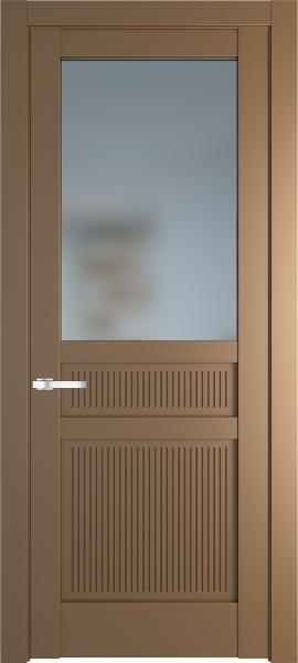 Дверь Профиль дорс 2.3.2PM Перламутр золото - со стеклом