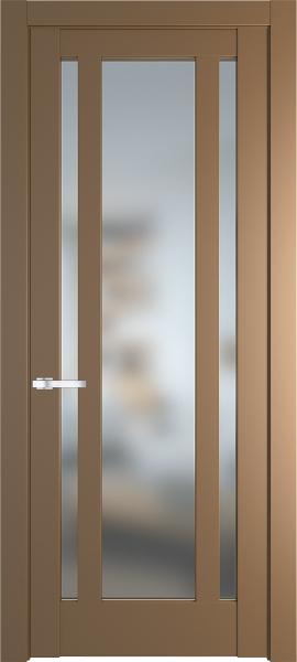 Дверь Профиль дорс 3.5.2PM Перламутр золото - со стеклом