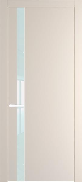 Остекленная дверь Профиль дорс 18PW Кремовая магнолия в эмалевом покрытии