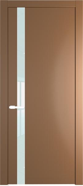 Остекленная дверь Профиль дорс 18PW Перламутр золото в эмалевом покрытии