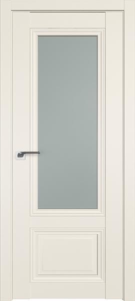 Дверь Профиль дорс 2.103U Магнолия сатинат - со стеклом