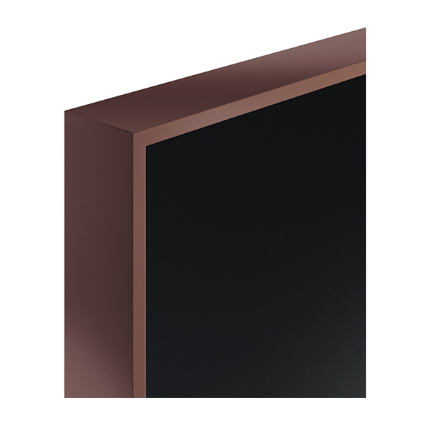 черная дверь с алюминиевой кромкой цвета бронза